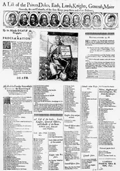 Liste der dem König von Schottland Treuen, die getötet und gefangen genommen wurden, 1652